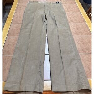 Vintage Haggar Mens Beige 34 x 32 Corduroy Chino Dress Pants Preppy USA Made New